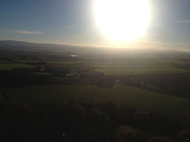 To the Southwest (and into the sun)