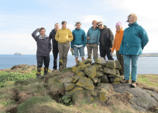 On the Summit of Craigleith, October 2014