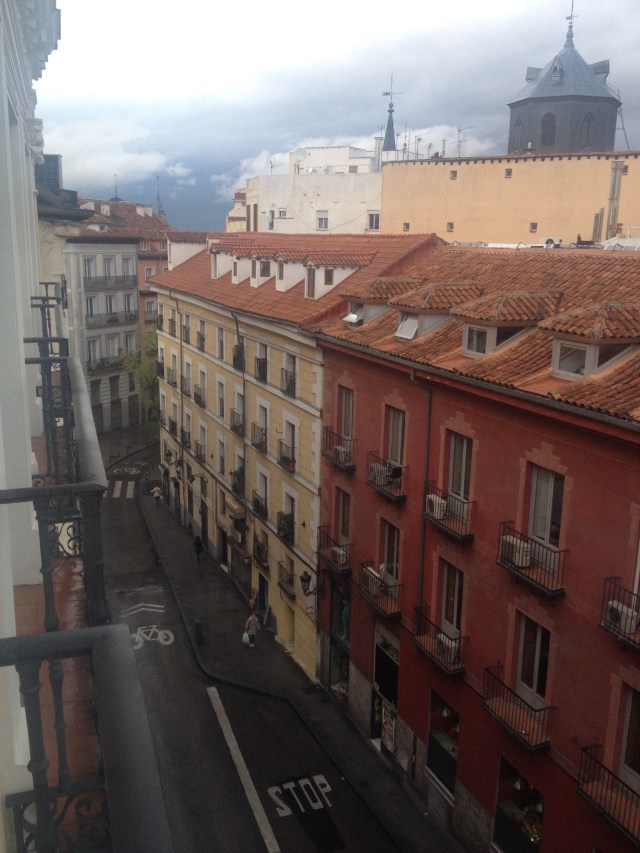 View from my Apartment in Calle AStocha, Madrid