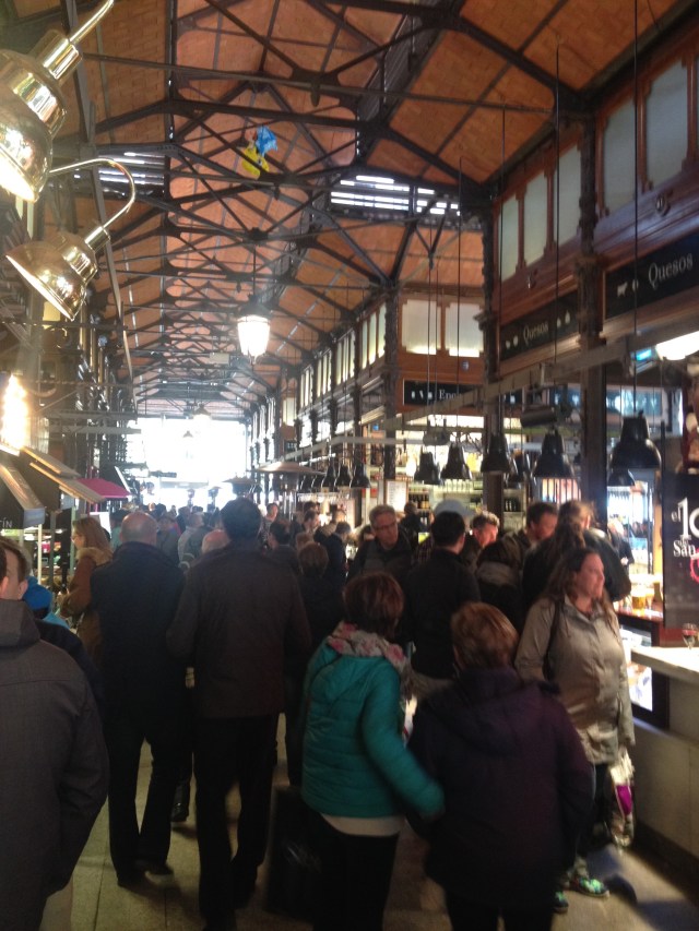 Madrid's San Miguel Market, not far from Plaza Mayor.